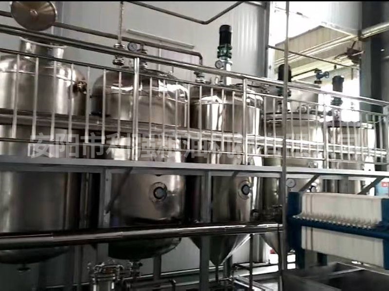 小型動物油精煉成套設備